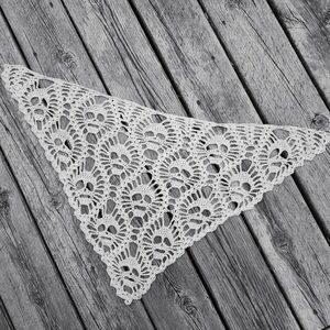 crochet skull bandana/scarf